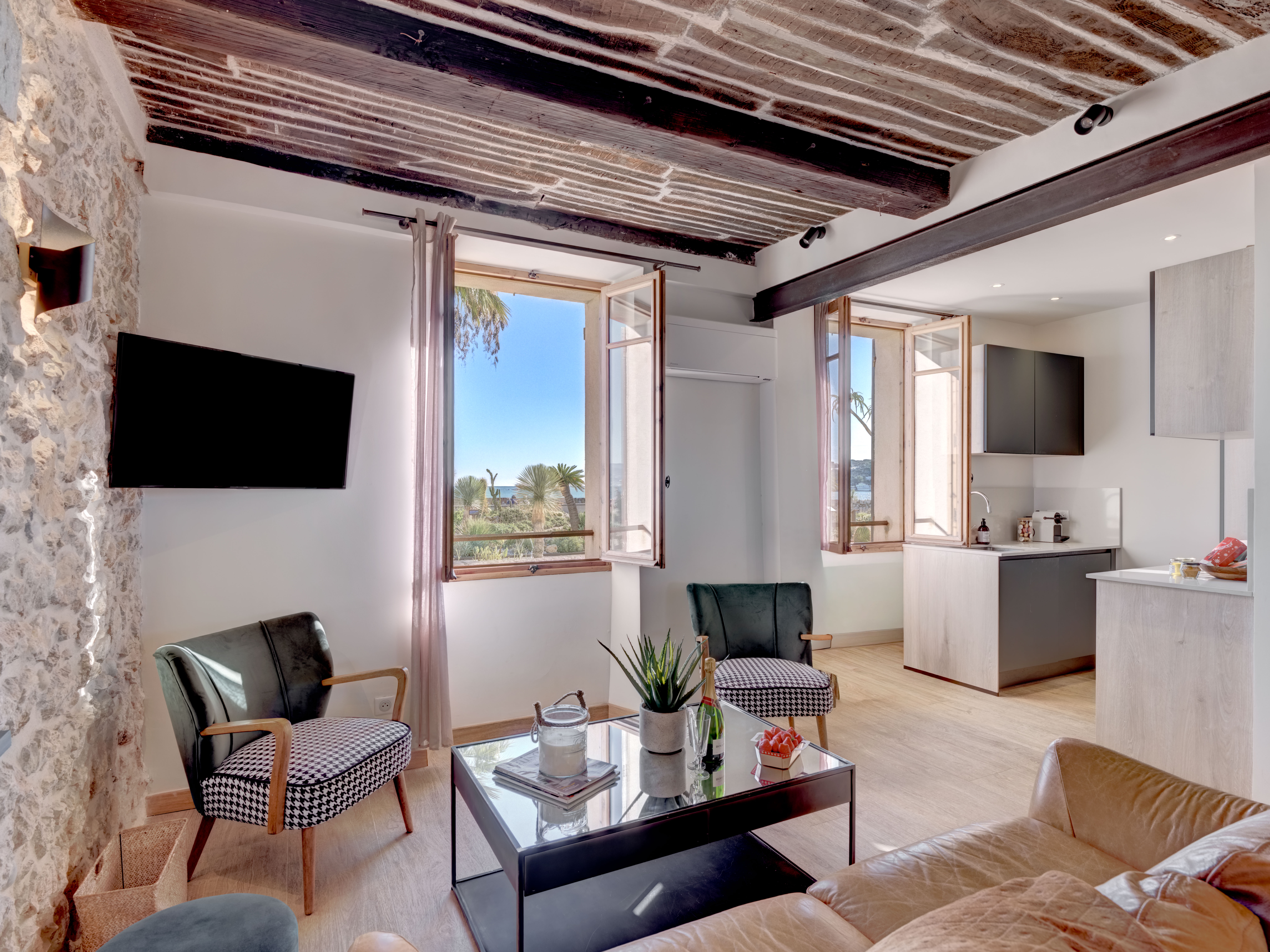 Open plan living area